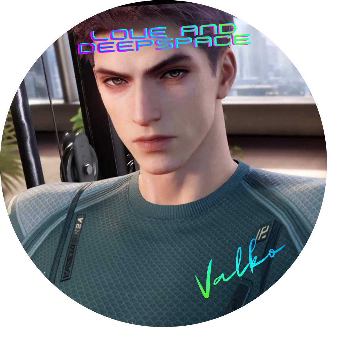75mm Love and Deepspace Valko Button🐺