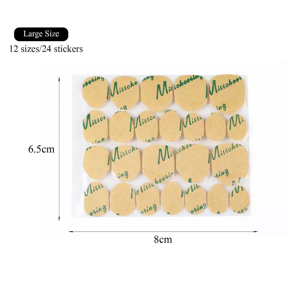 Press-On Nail Adhesive Tabs – Available in Two Sizes 💅🏽