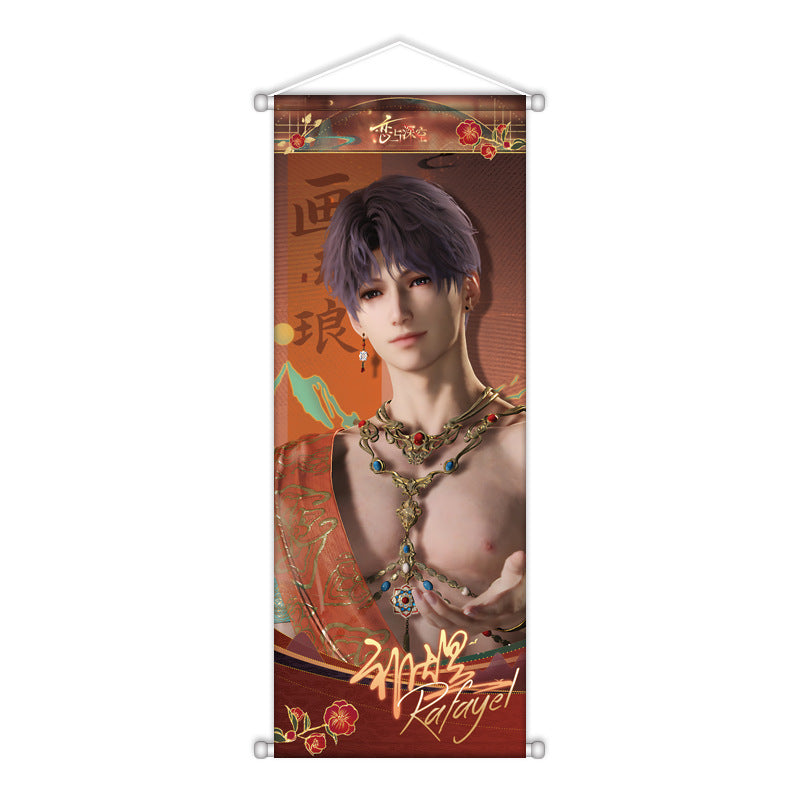Love and Deepspace Fabric Wall Hanger Scrolls – Character Collection 📜