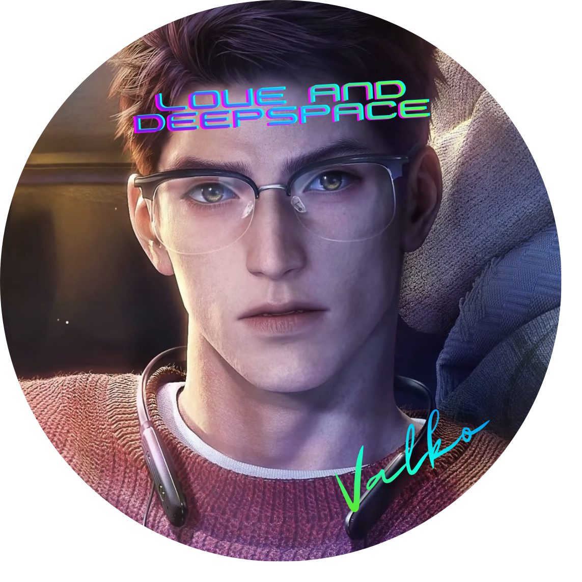 75mm Love and Deepspace Valko Button🐺