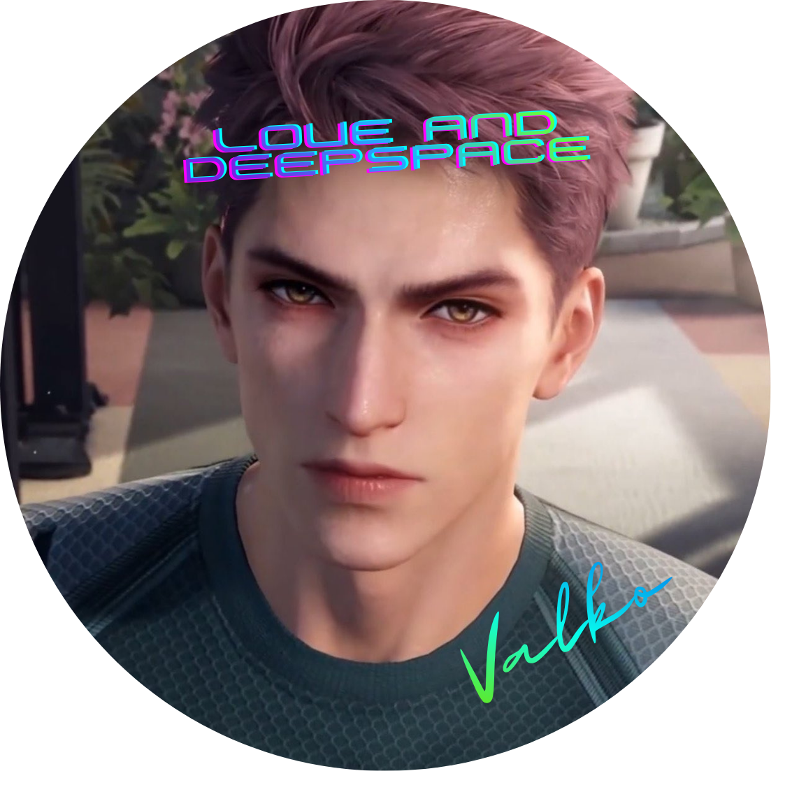 75mm Love and Deepspace Valko Button🐺