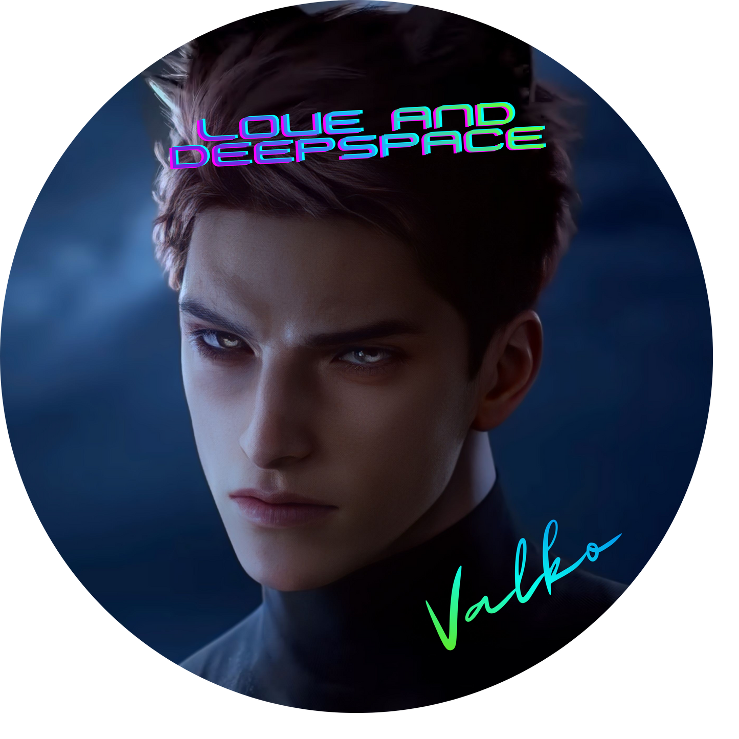 75mm Love and Deepspace Valko Button🐺