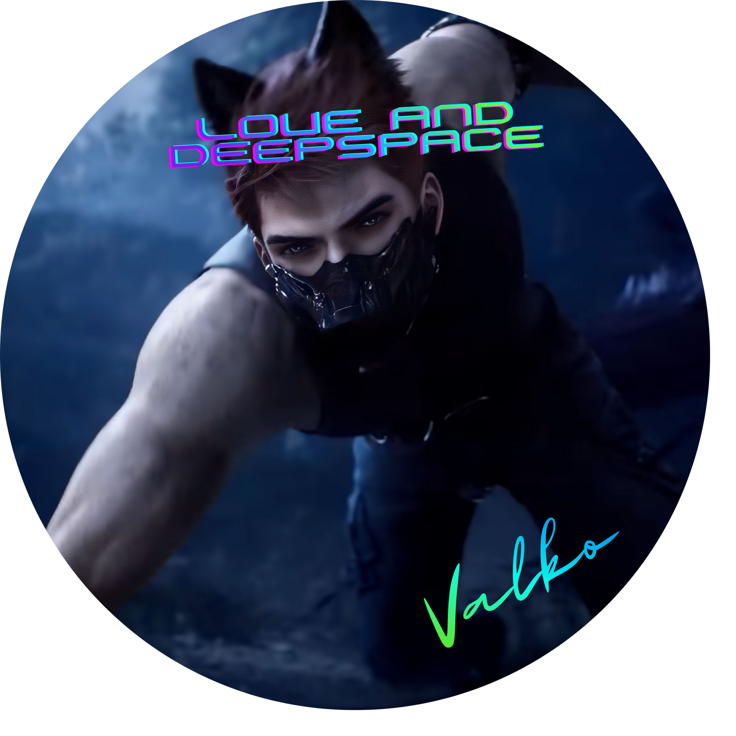 75mm Love and Deepspace Valko Button🐺