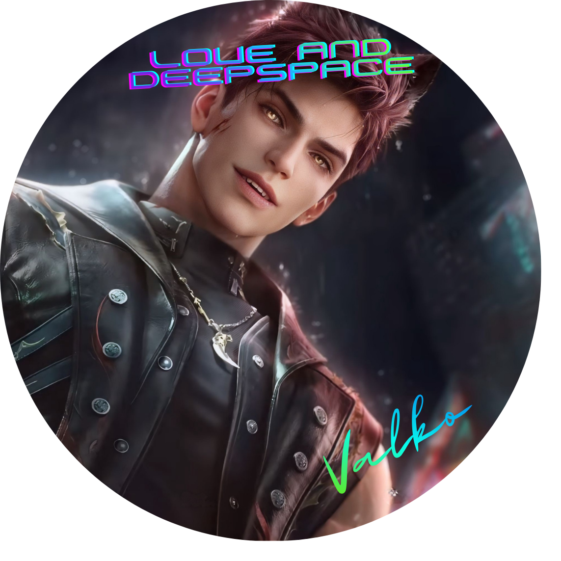 75mm Love and Deepspace Valko Button🐺