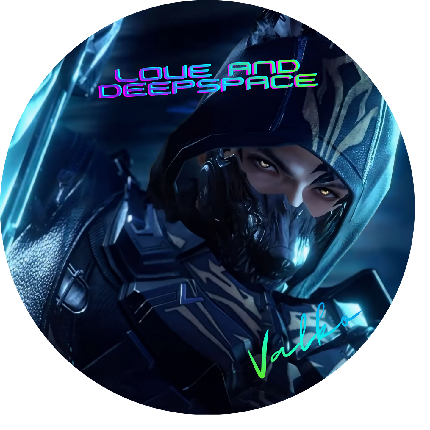 75mm Love and Deepspace Valko Button🐺