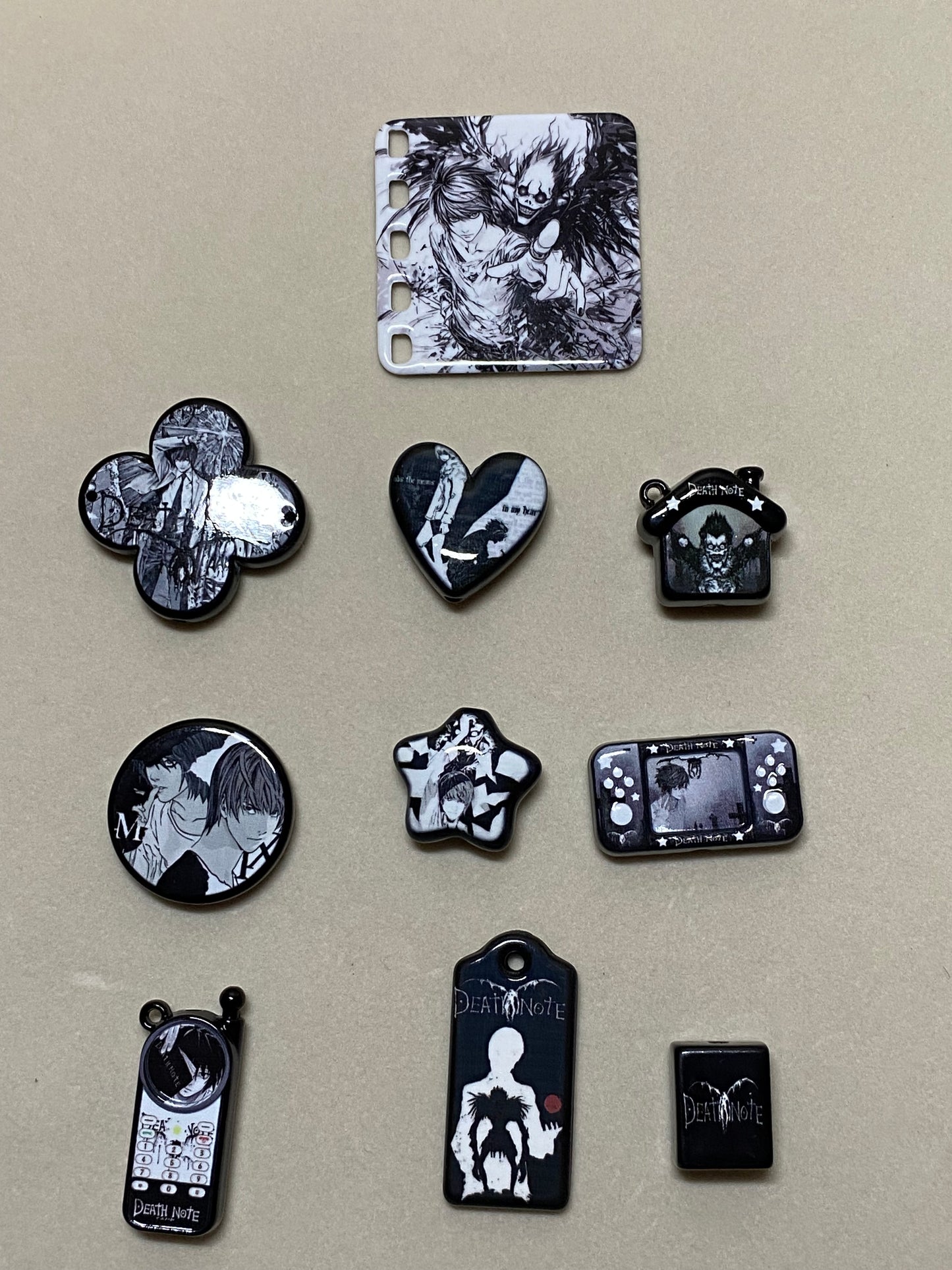 ✨ Printed Bead Character Charm – 3 Styles Available ✨