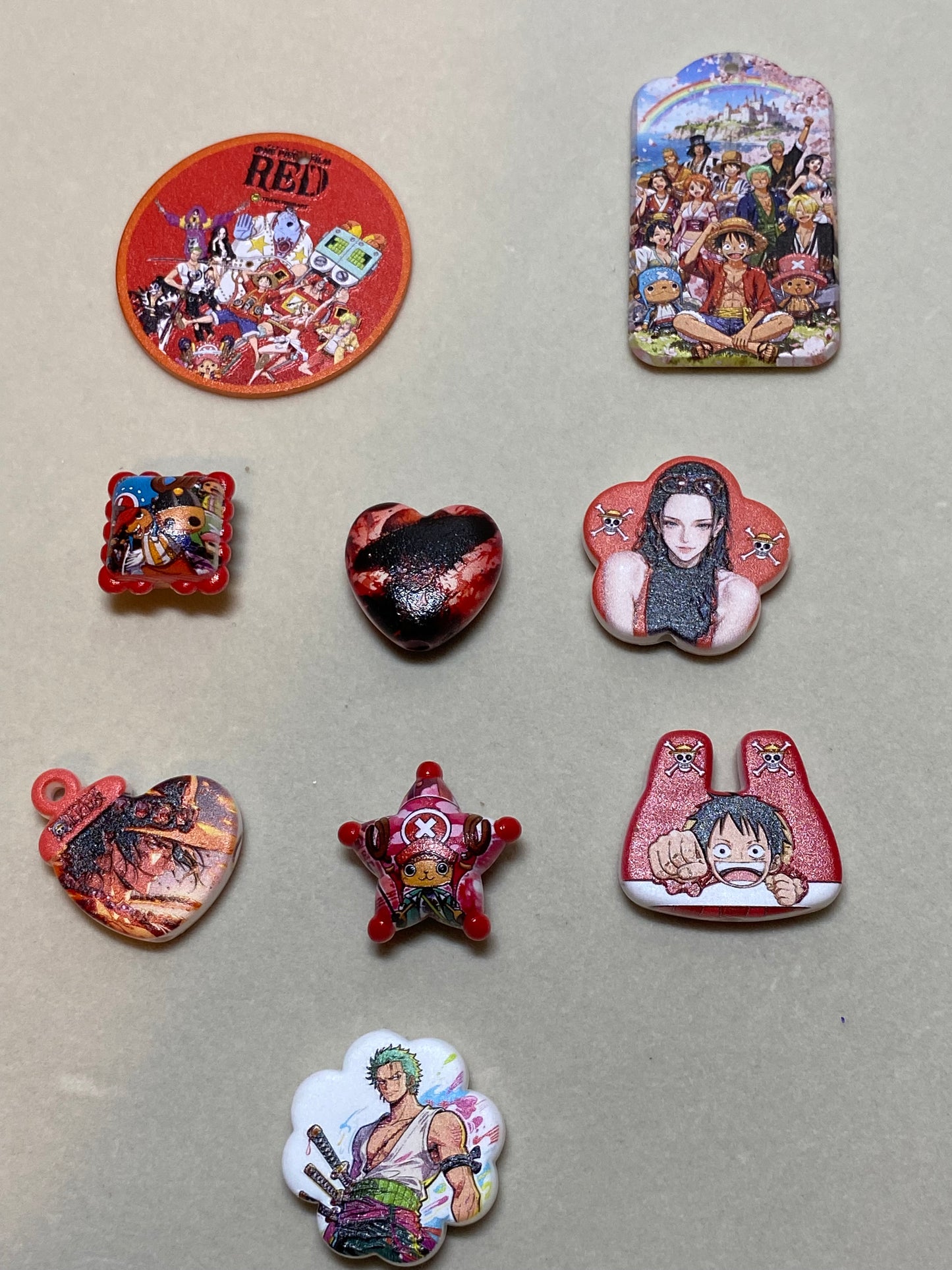 ✨ Printed Bead Character Charm – 3 Styles Available ✨