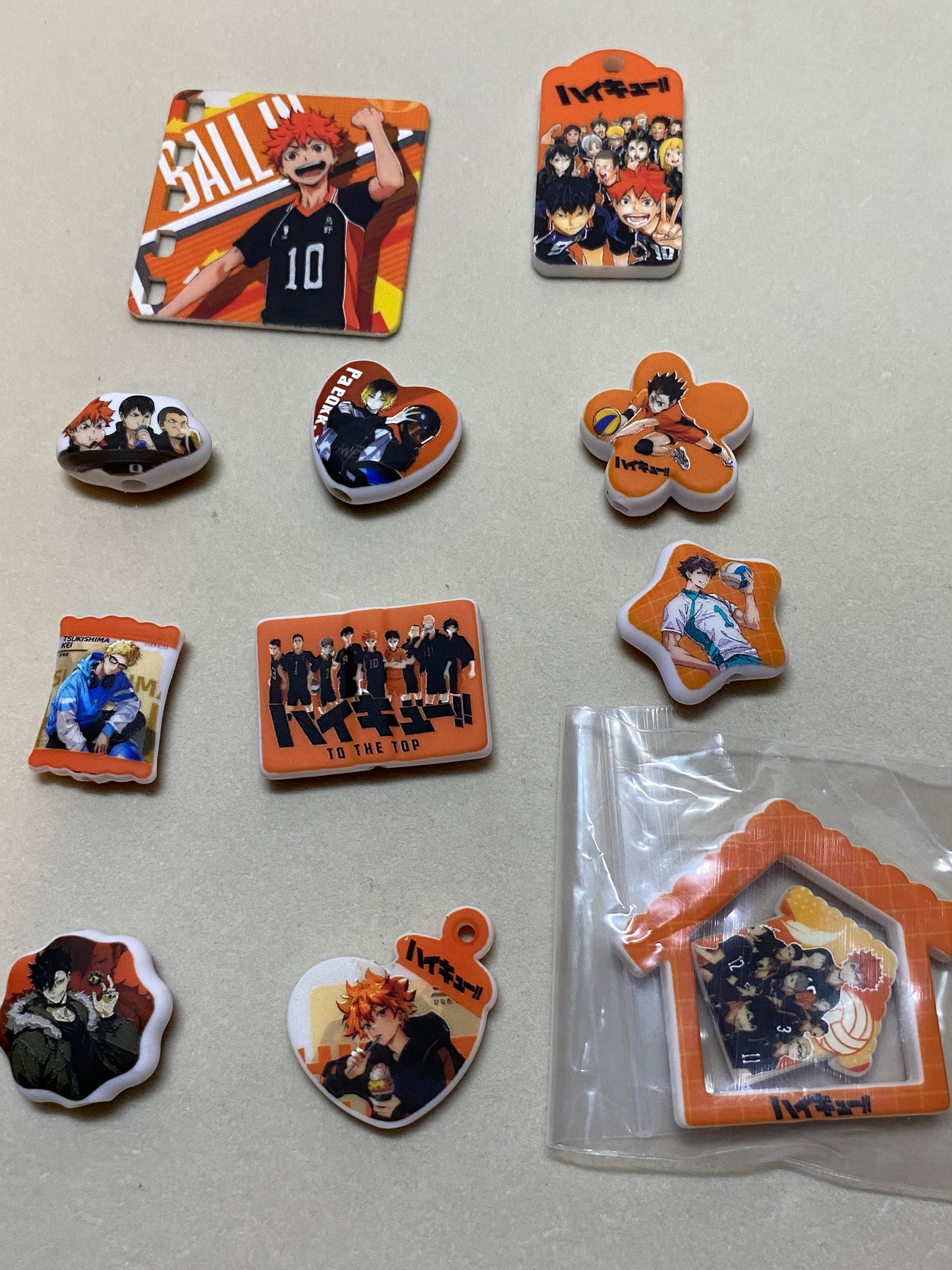 ✨ Printed Bead Character Charm – 3 Styles Available ✨