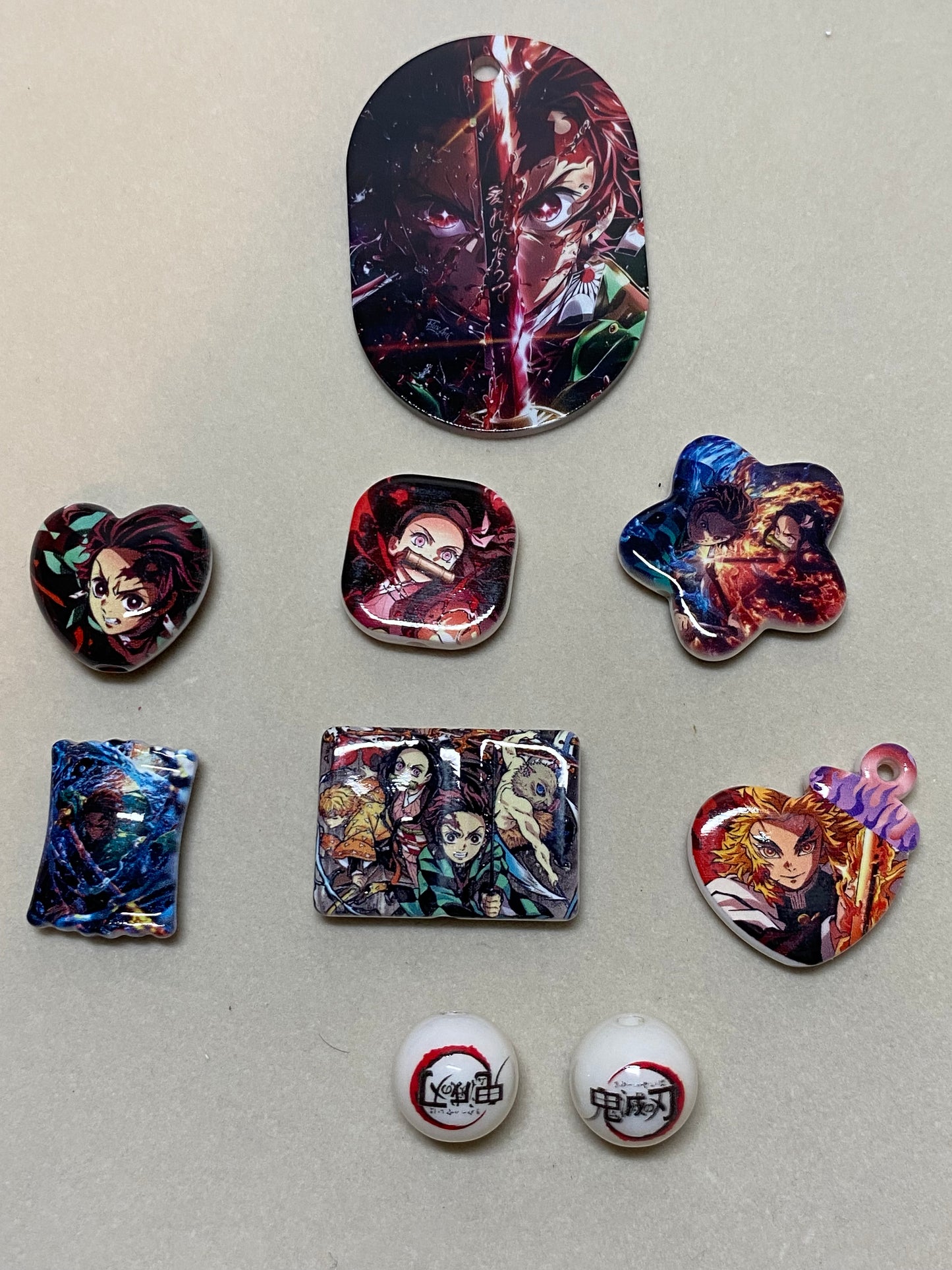 ✨ Printed Bead Character Charm – 3 Styles Available ✨