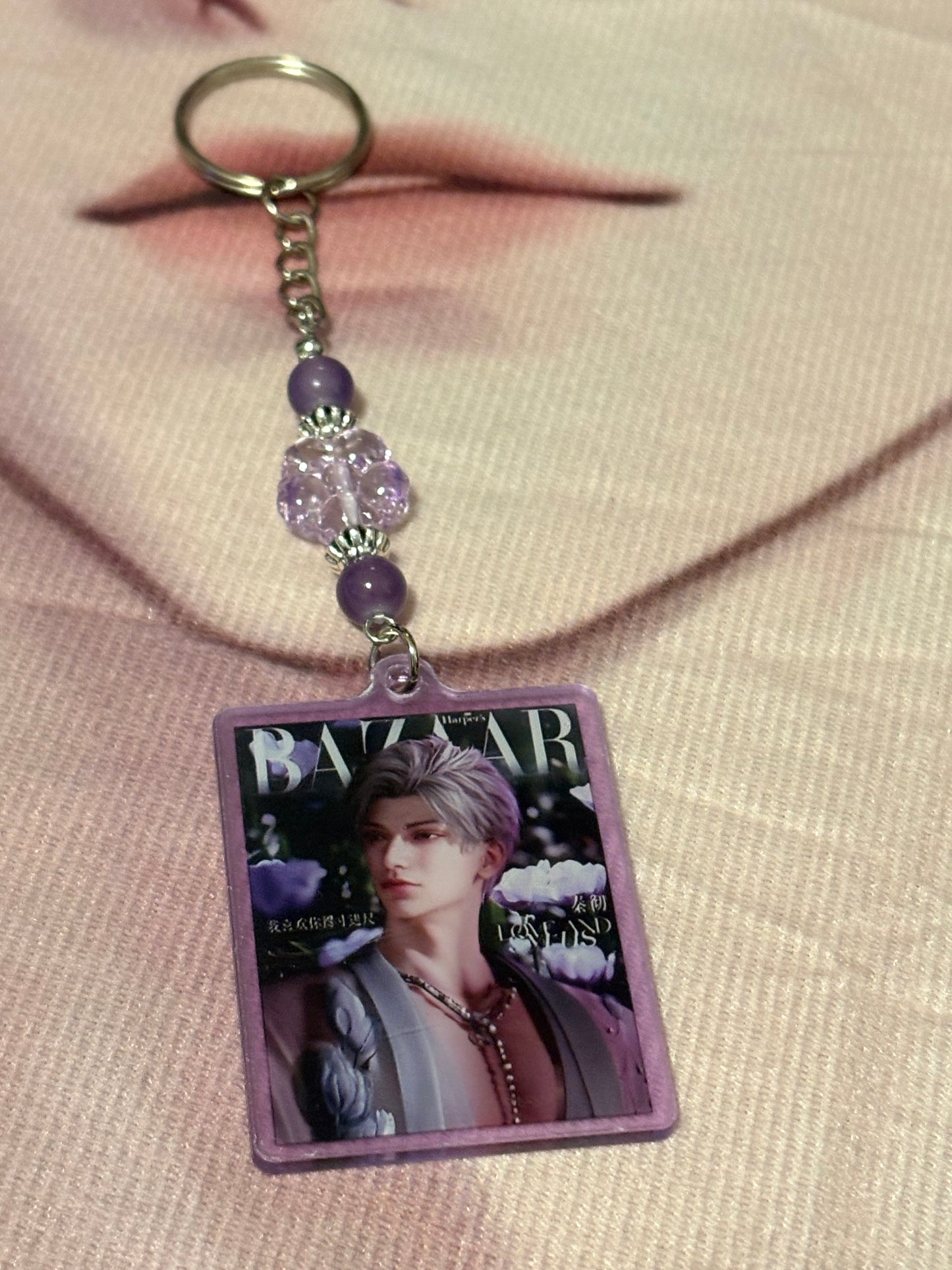 Sylus Purple Keychain