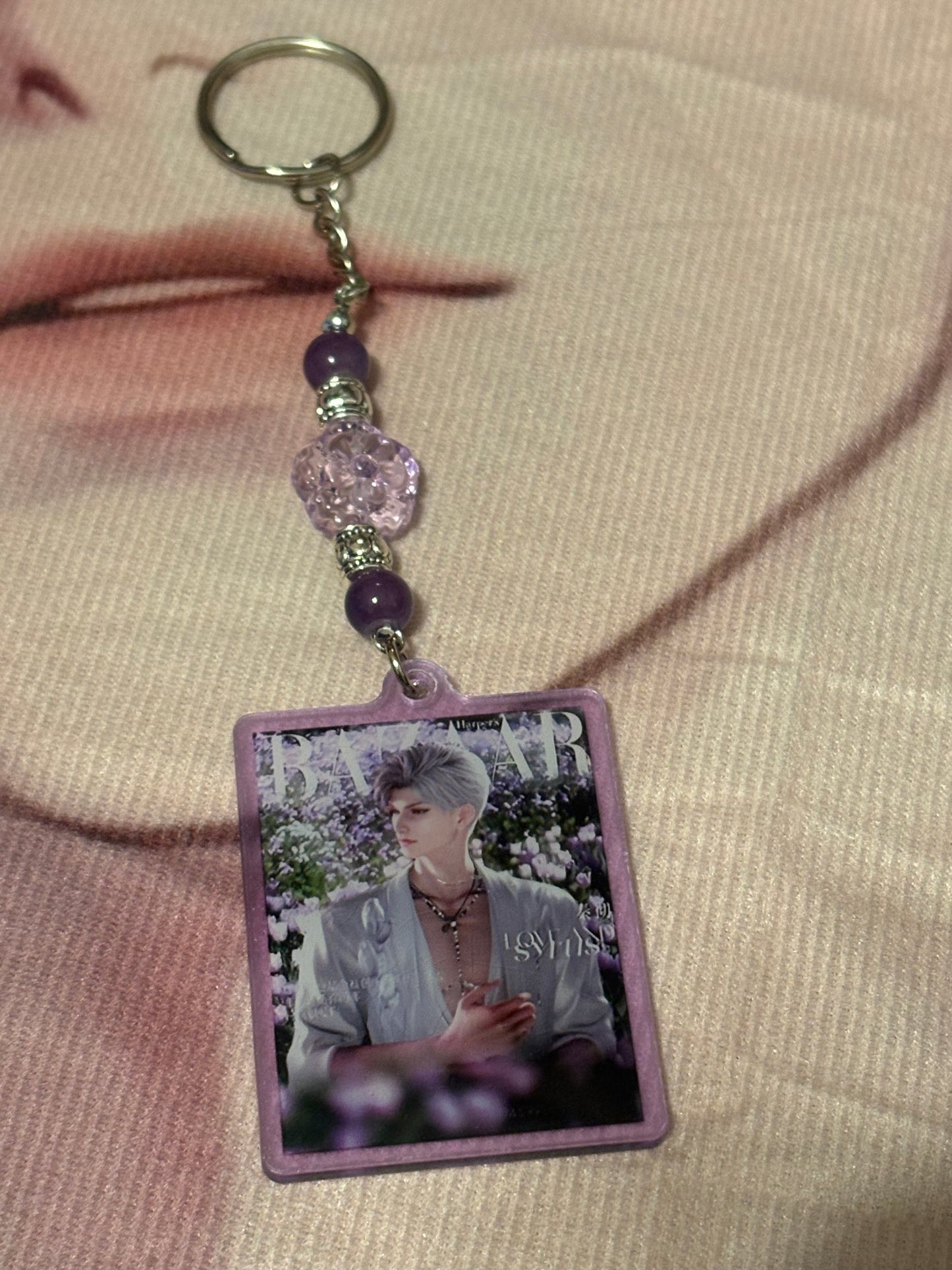 Sylus Purple Keychain