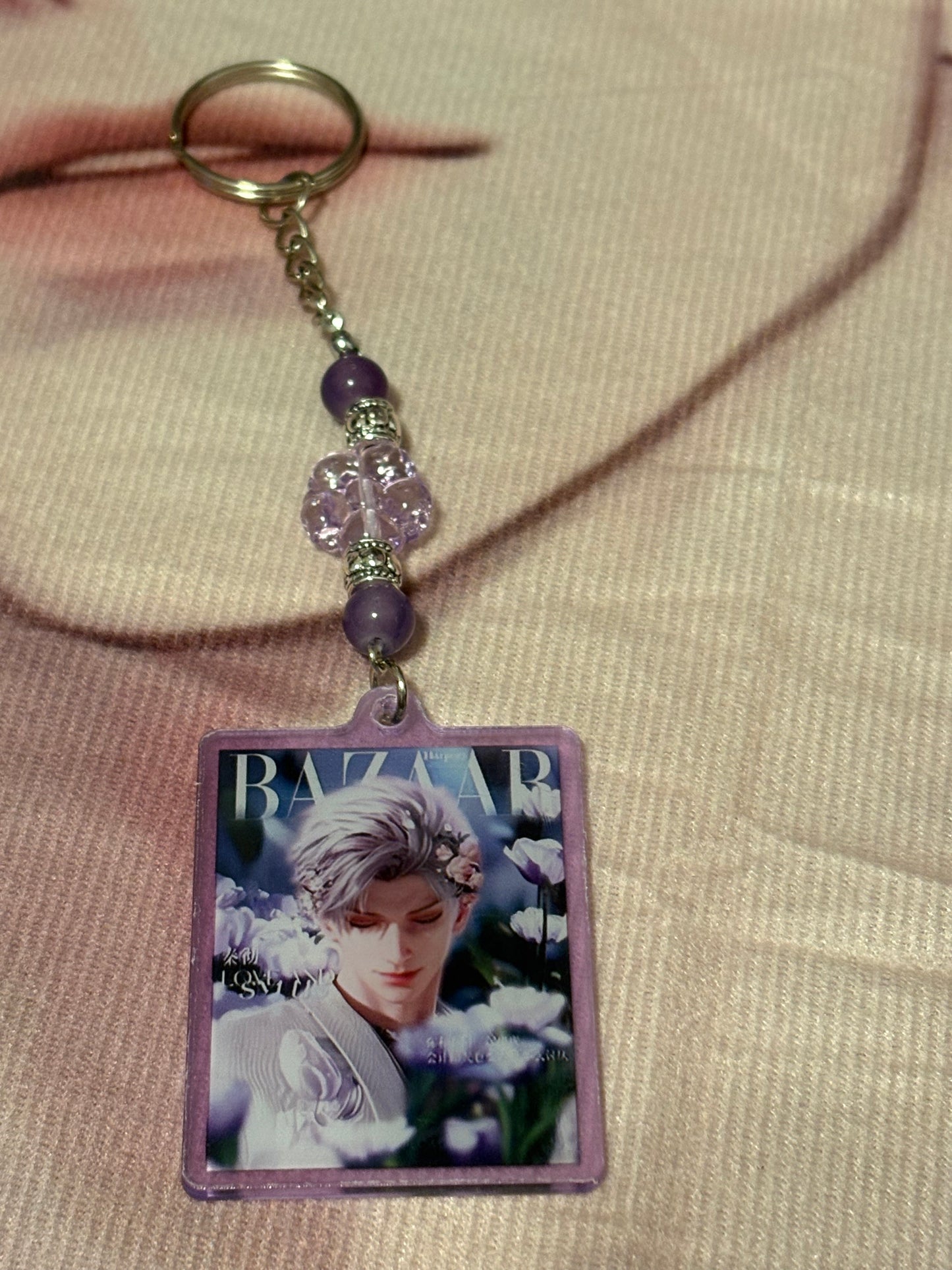 Sylus Purple Keychain