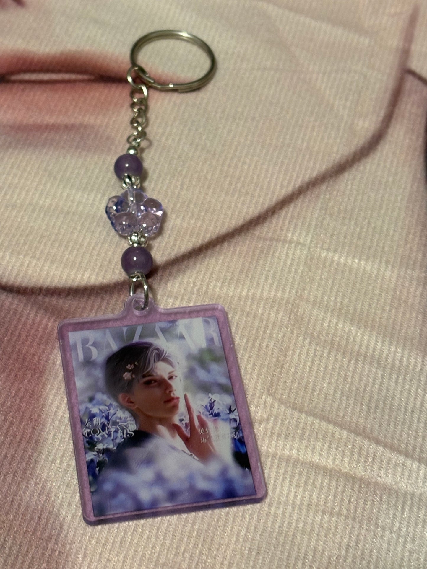 Sylus Purple Keychain