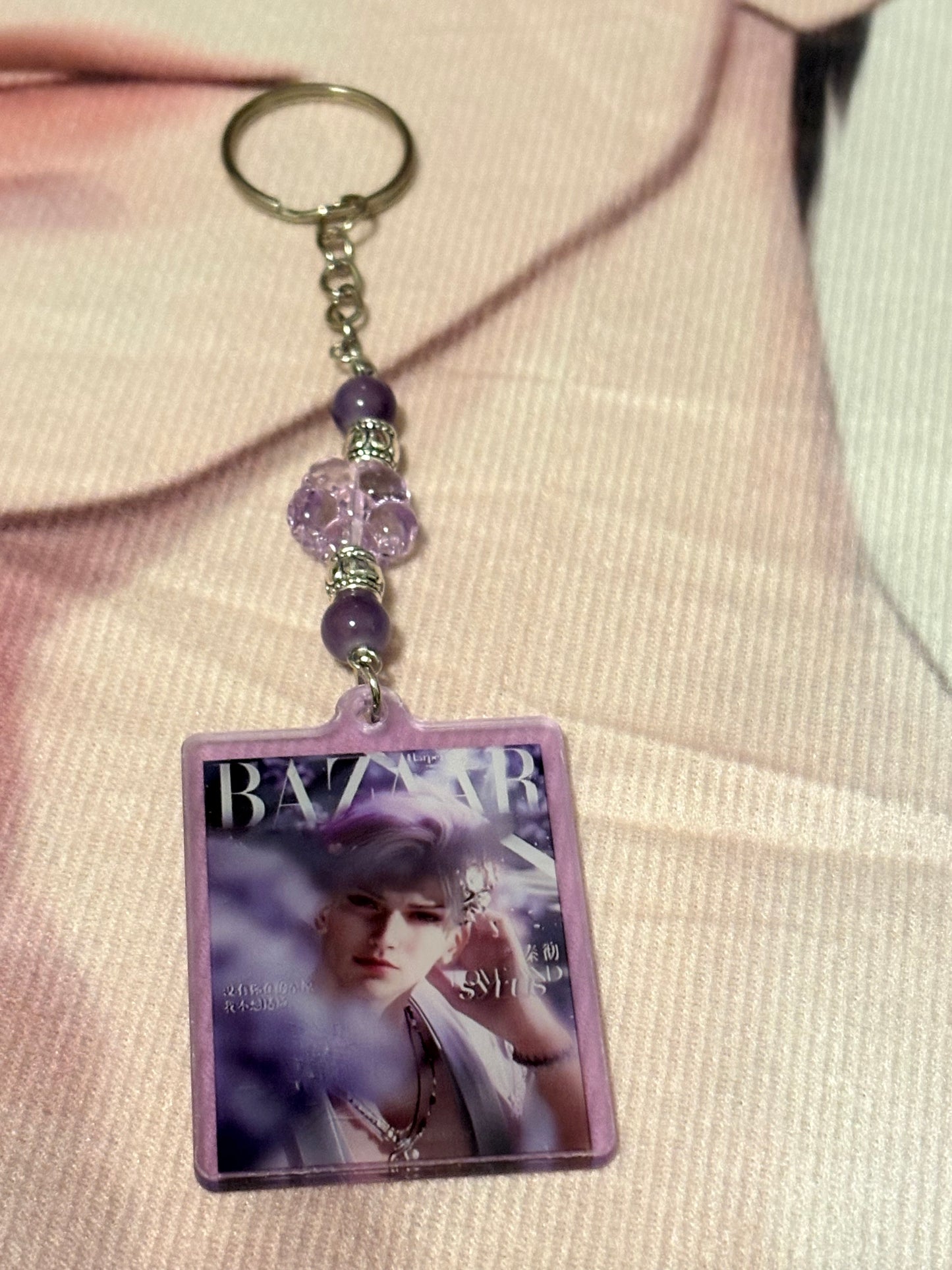 Sylus Purple Keychain