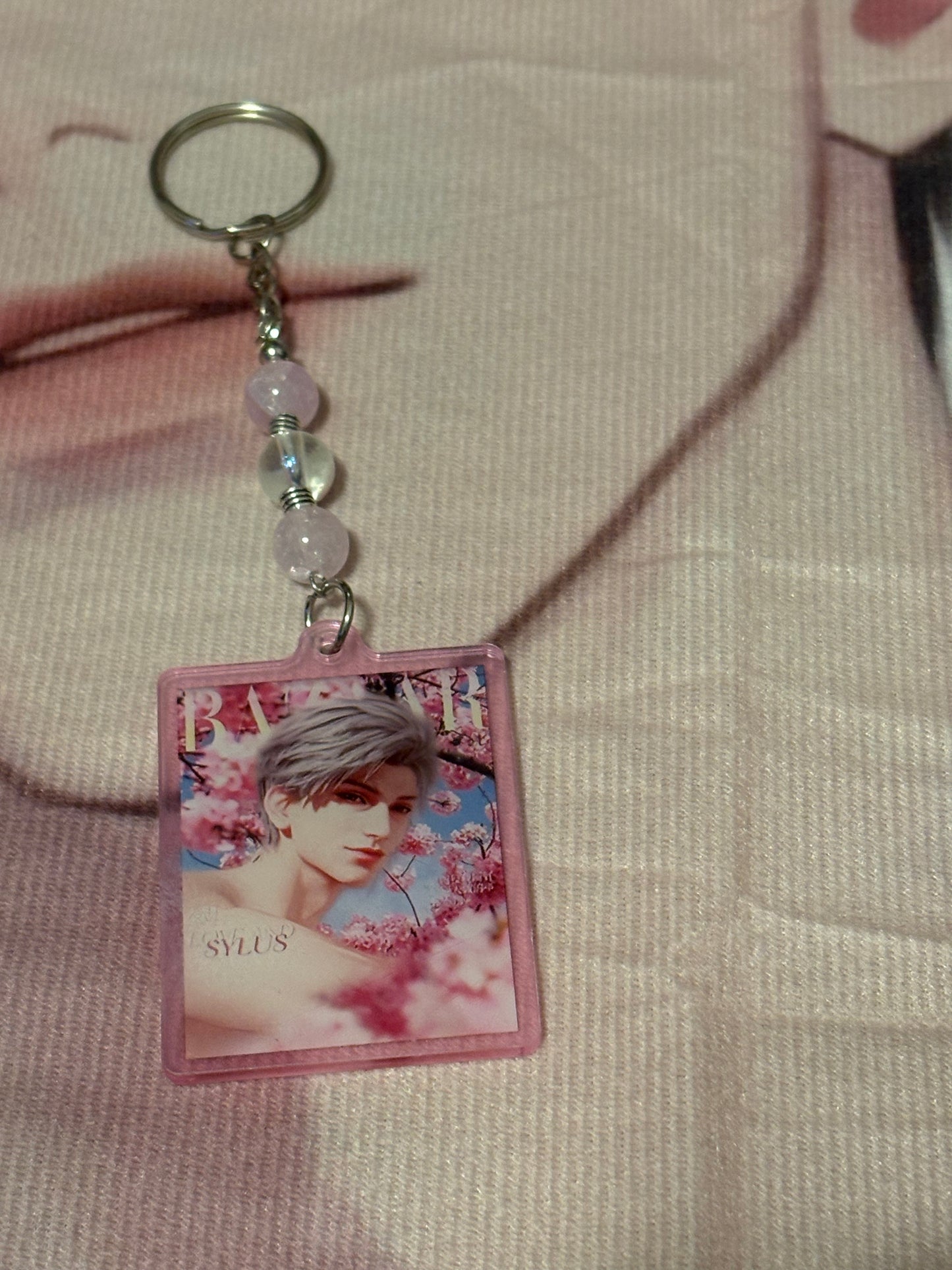 Sylus Pink Keychain