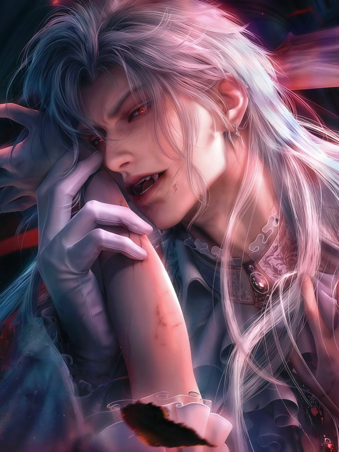 ⭐ Sylus — Silverwing Fiend | Love and Deepspace Myth Photo Set ⭐