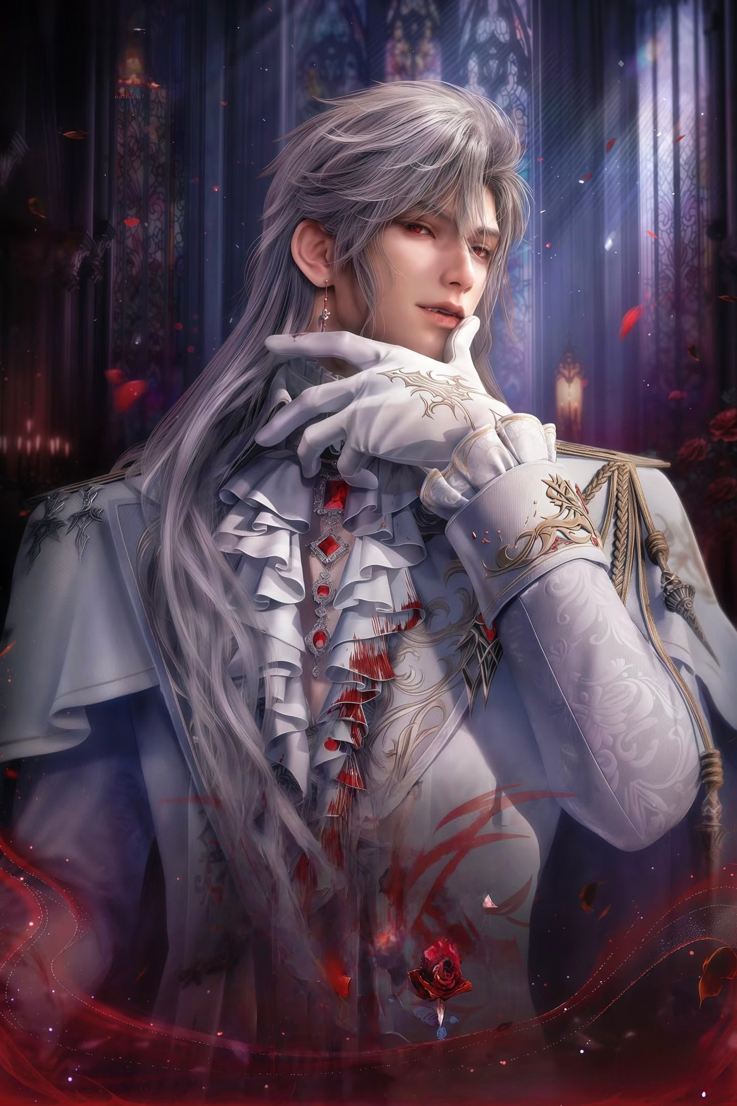 ⭐ Sylus — Silverwing Fiend | Love and Deepspace Myth Photo Set ⭐