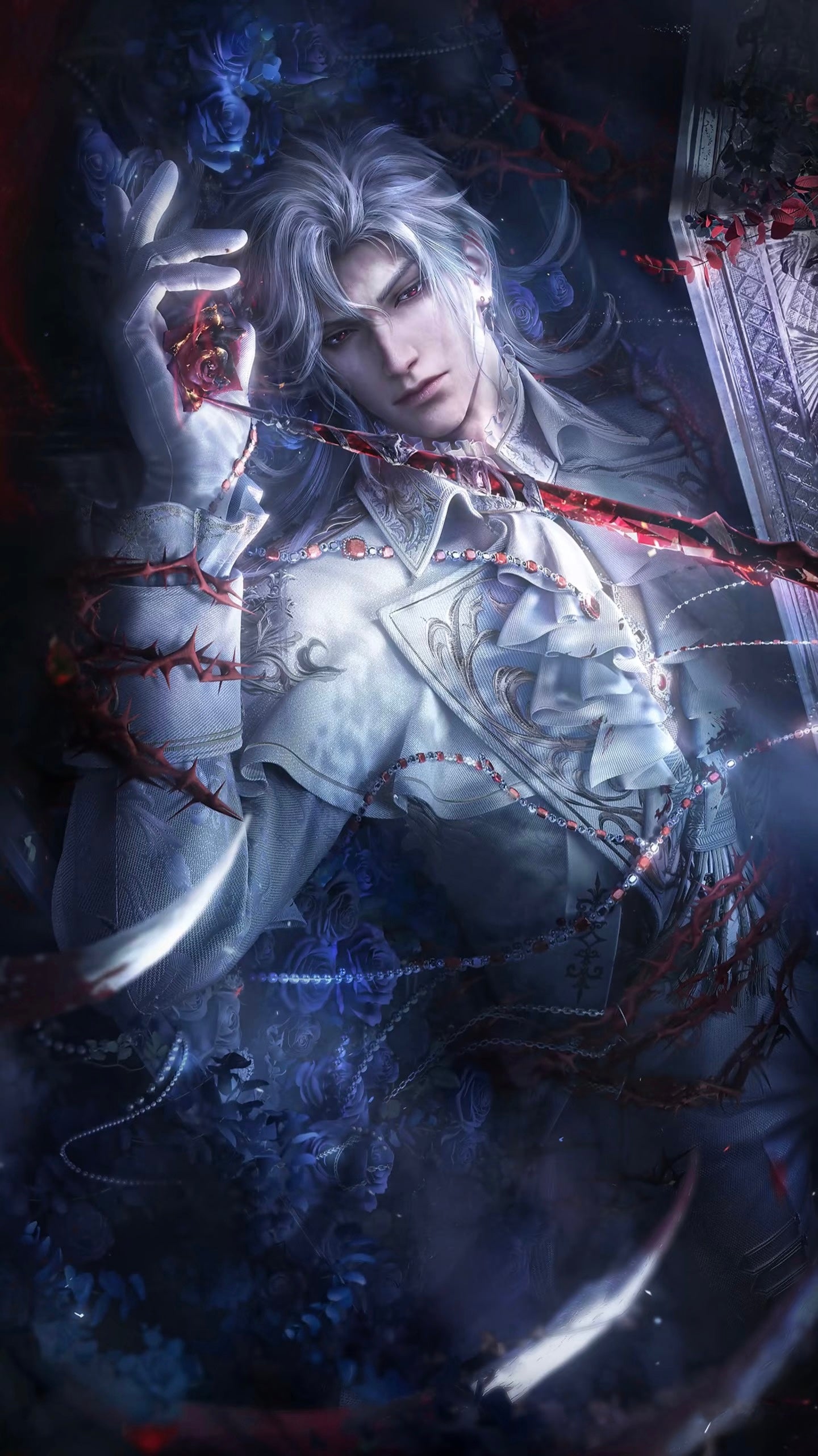 ⭐ Sylus — Silverwing Fiend | Love and Deepspace Myth Photo Set ⭐