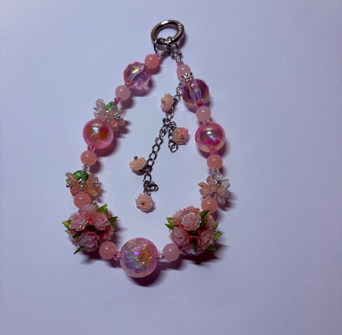 🌸 Custom Handmade Floral Keychains & Bracelets — Commission Orders Open 🌸