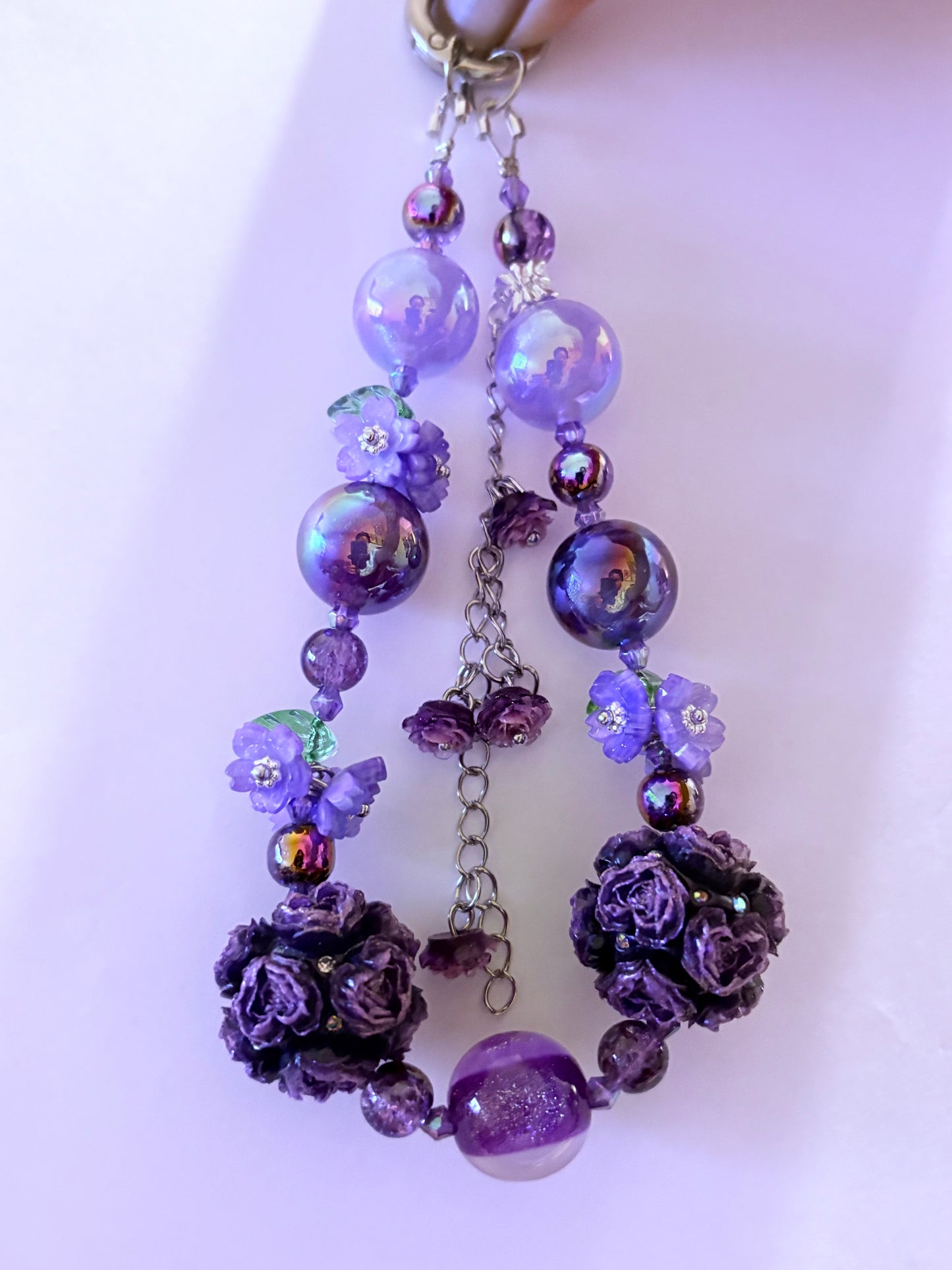 🌸 Custom Handmade Floral Keychains & Bracelets — Commission Orders Open 🌸