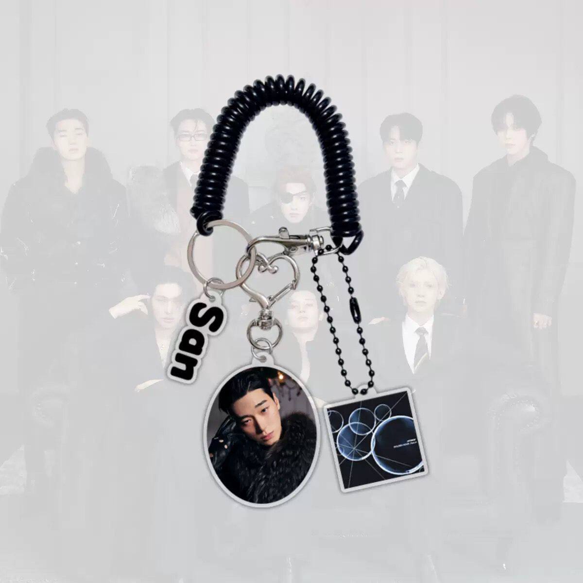 ATEEZ Member Keychains - Premium Multi-Charm Set 🔑✨