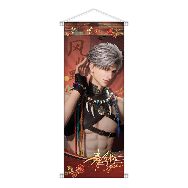 Love and Deepspace Fabric Wall Hanger Scrolls – Character Collection 📜