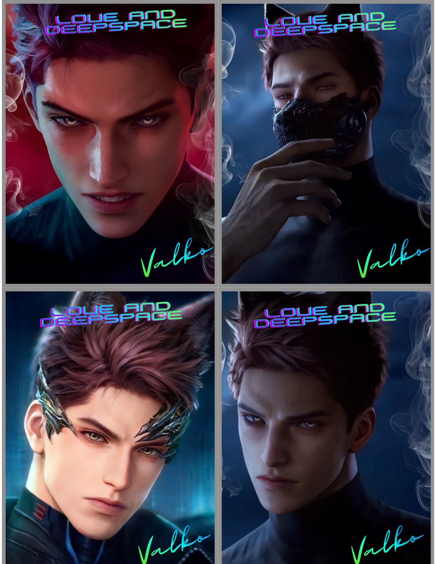 Love and Deepspace Valko Photocard Sets 🐺