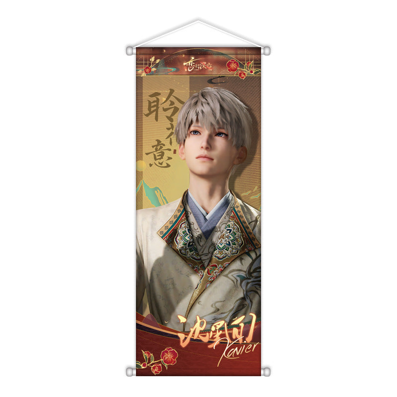 Love and Deepspace Fabric Wall Hanger Scrolls – Character Collection 📜