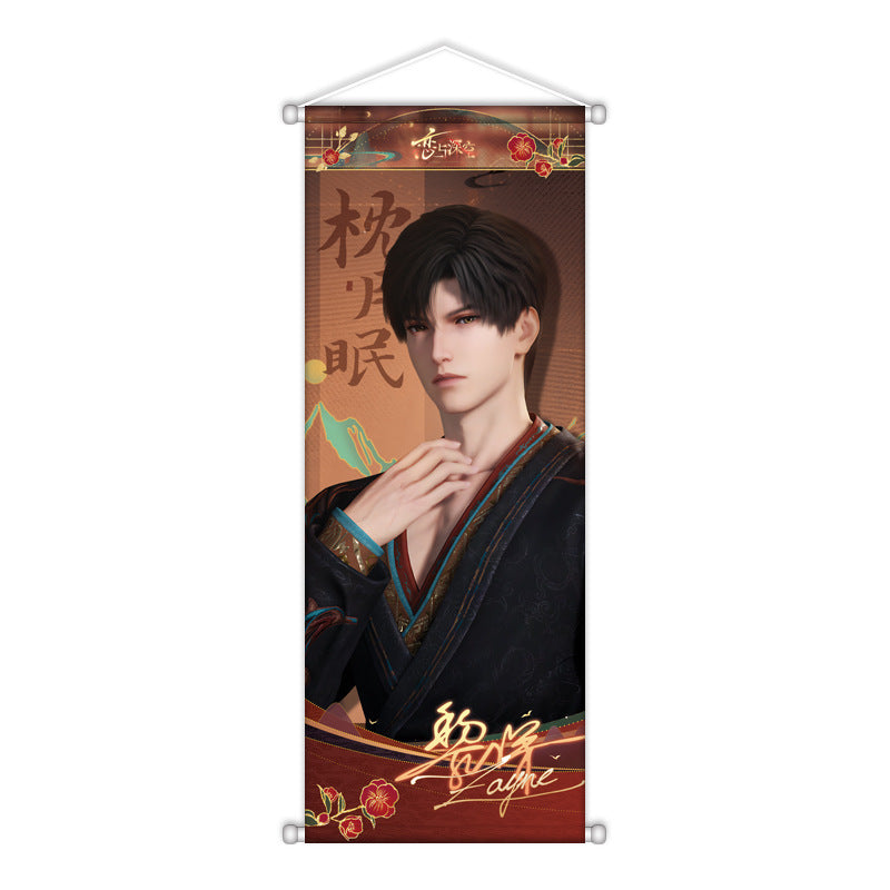 Love and Deepspace Fabric Wall Hanger Scrolls – Character Collection 📜