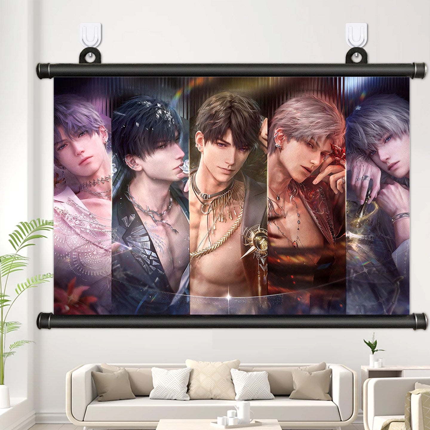Love and Deepspace Premium Wall Hanger Scrolls - 4 Size Options 🎨✨