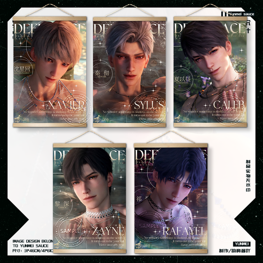 Love and Deepspace "Lingering Lust" Collection - Premium Wall Scrolls 🖼️✨