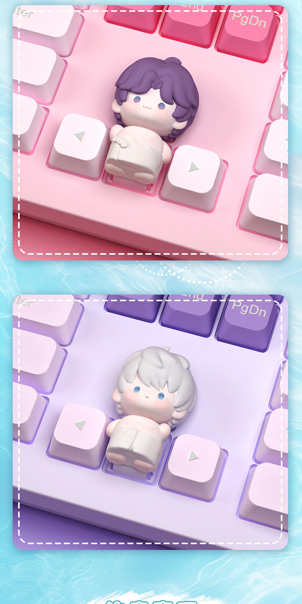 Love and Deepspace 3D Character Keycaps – Chibi Edition