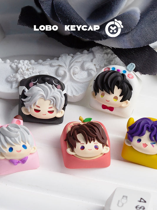 Love and Deepspace 3D Chibi Keycaps – Icon Edition