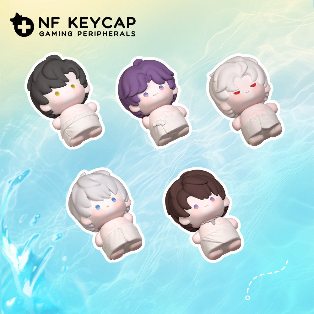 Love and Deepspace 3D Character Keycaps – Chibi Edition