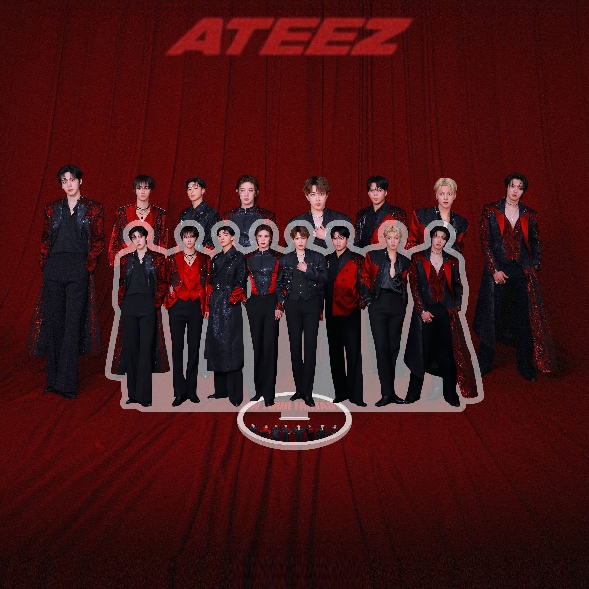 ATEEZ Double-Sided Acrylic Standee - 15cm Premium Display 🎭✨