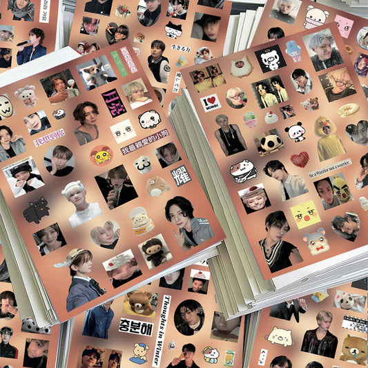 ATEEZ Premium Sticker Sheets - 8-Sheet Mega Collection 🎨✨