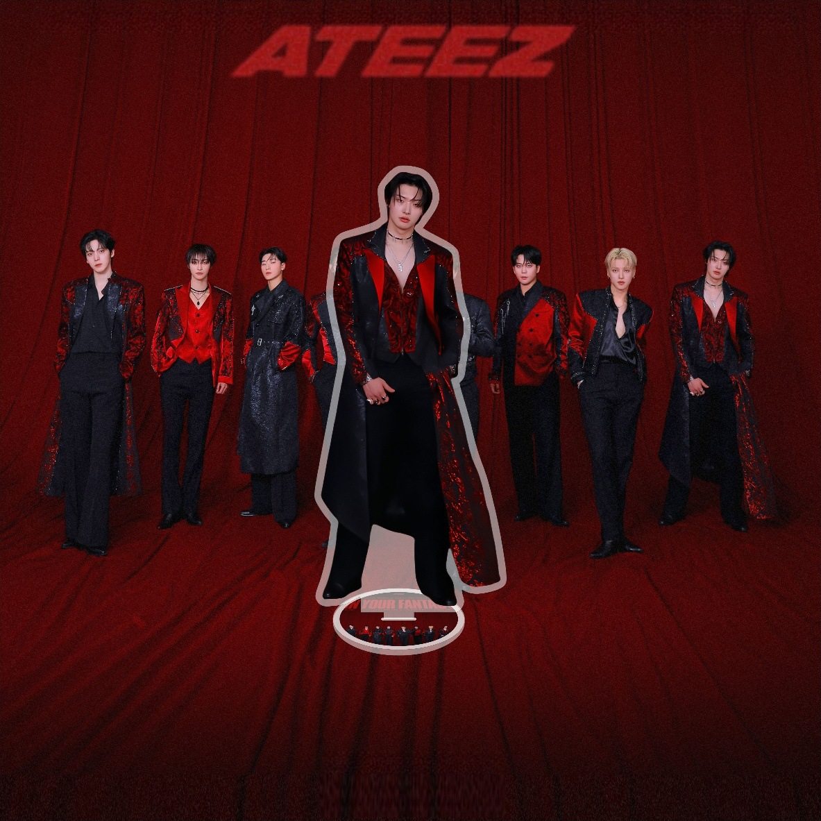 ATEEZ Double-Sided Acrylic Standee - 15cm Premium Display 🎭✨