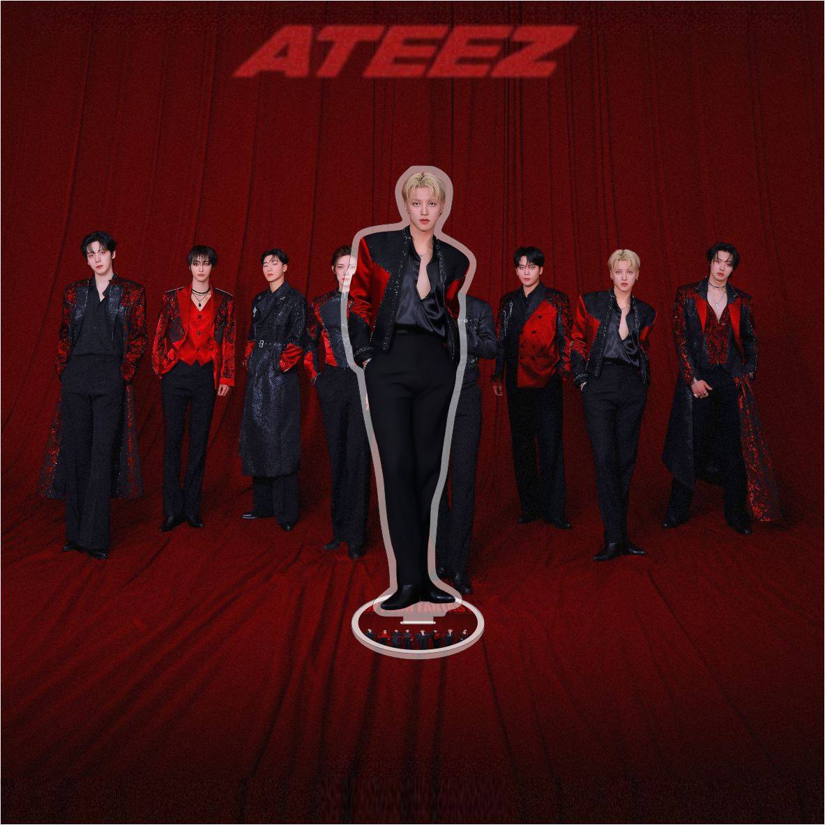 ATEEZ Double-Sided Acrylic Standee - 15cm Premium Display 🎭✨