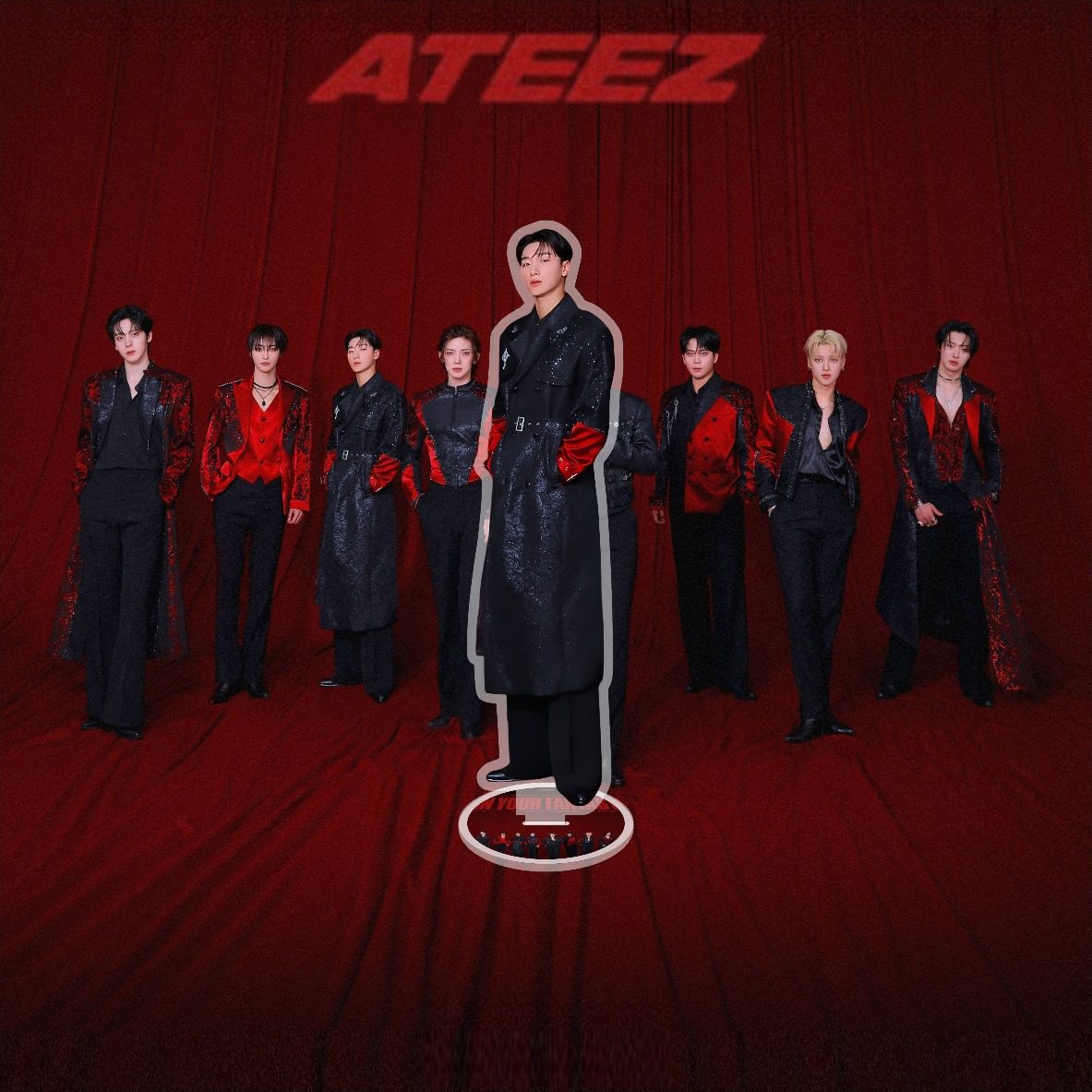 ATEEZ Double-Sided Acrylic Standee - 15cm Premium Display 🎭✨