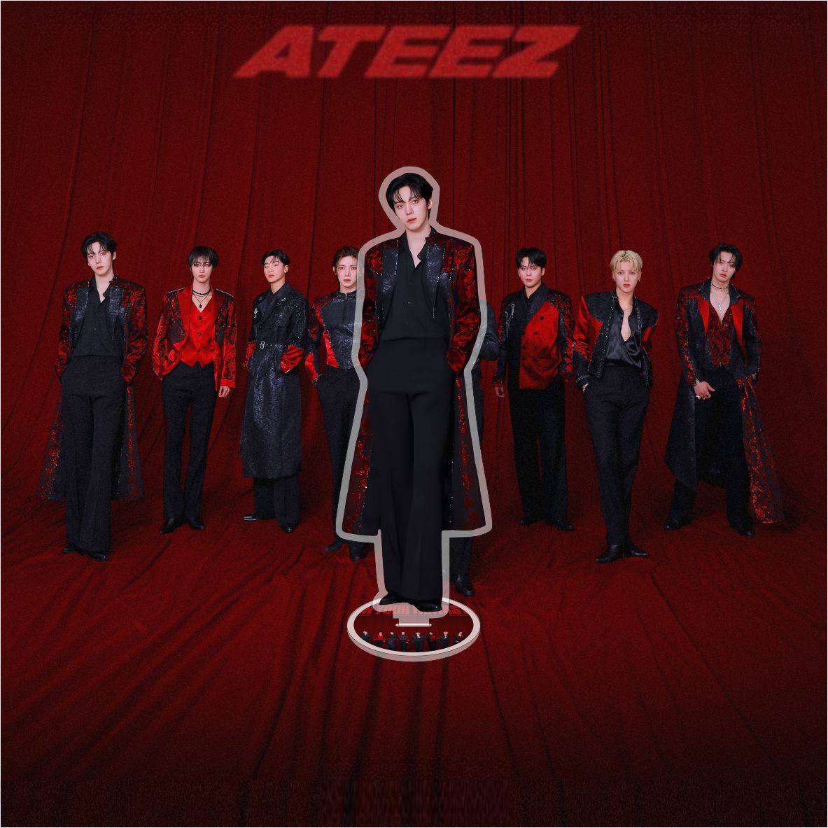 ATEEZ Double-Sided Acrylic Standee - 15cm Premium Display 🎭✨