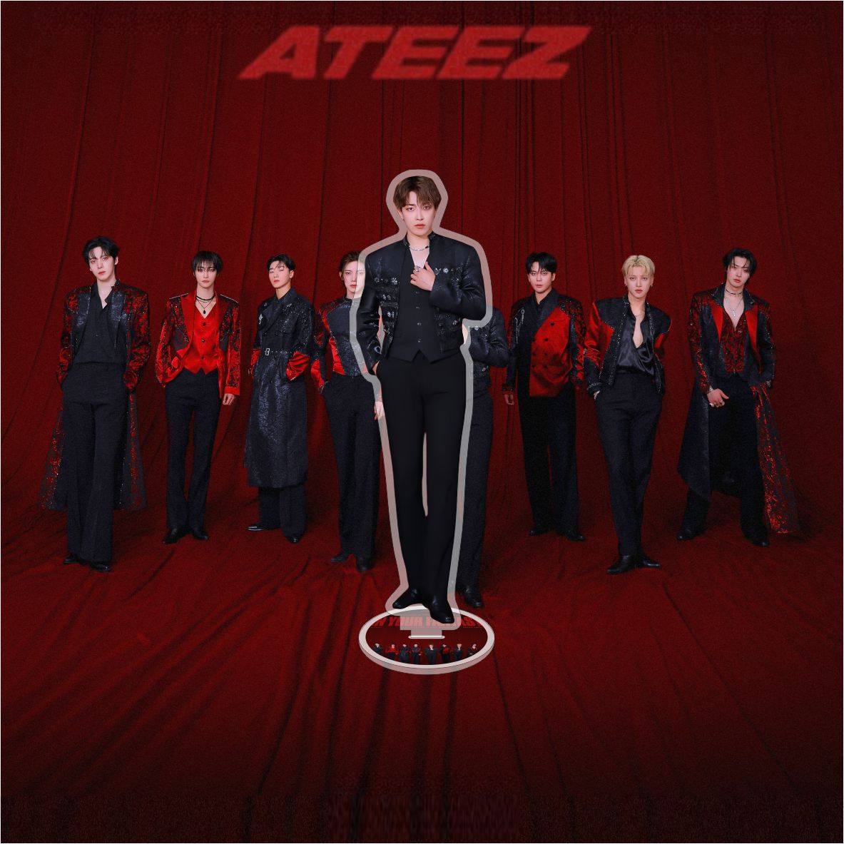 ATEEZ Double-Sided Acrylic Standee - 15cm Premium Display 🎭✨